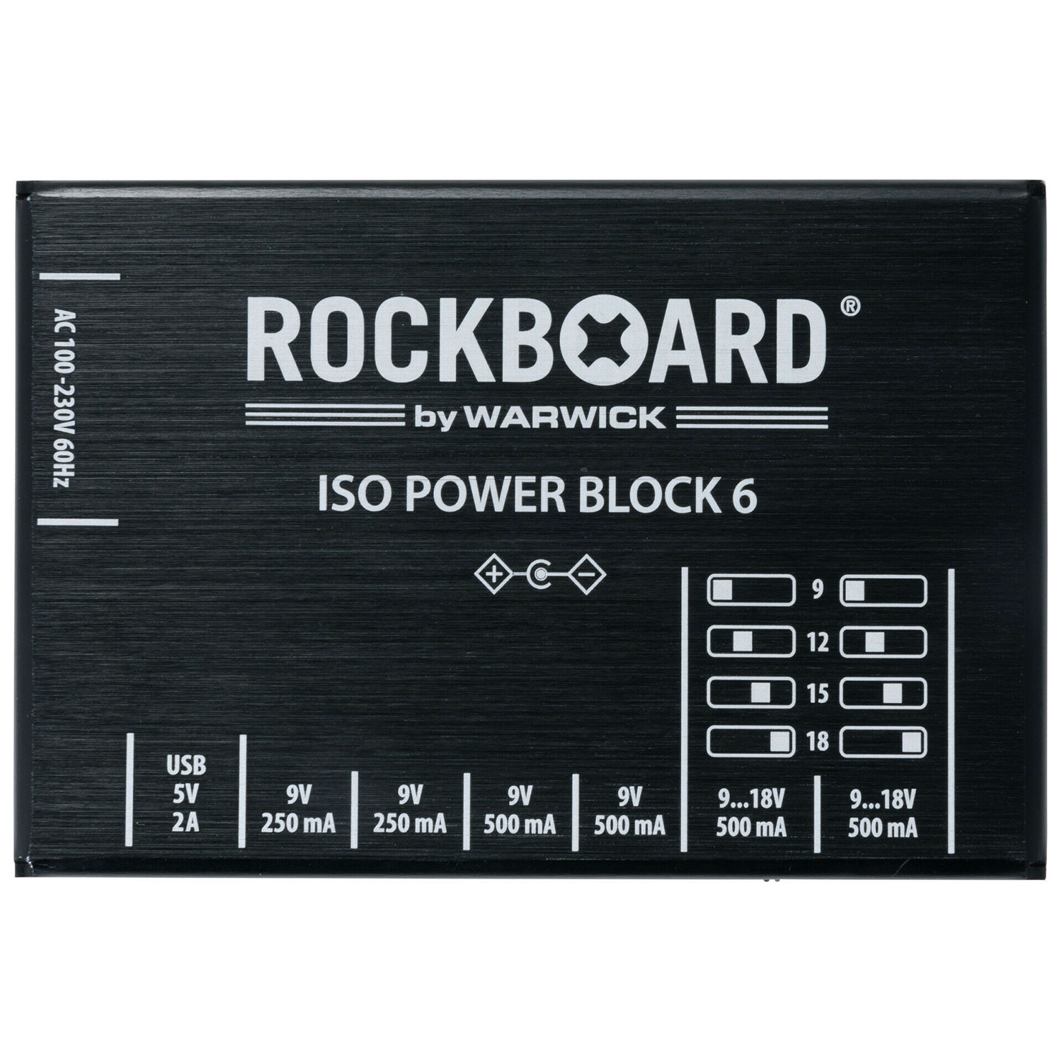 RockBoard Power Block ISO 6 IEC Alimentatore